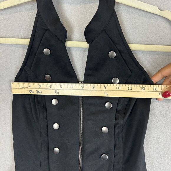 Balera Dance Set Adult Small Silver Geometric Leggings Black Zip Vest Metallic - Picture 8 of 14